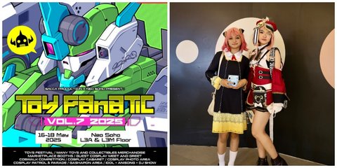 Toy Fanatic 2025, Festival Mainan dan Cosplay Terbesar di Jakarta Hadir dari 16-29 Mei 2025