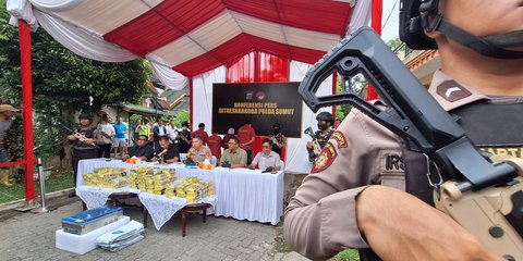 Polda Sumut Ungkap Sindikat Peredaran 100 Kilogram Sabu, Empat Orang Ditangkap