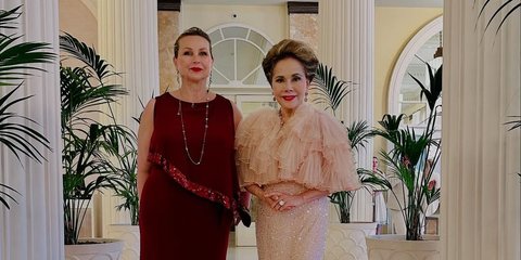Potret Cantik Istri Presiden Soekarno di Karpet Merah Festival Film Cannes 2025, Anggun dan Mewah dengan Gaun Peach Muda