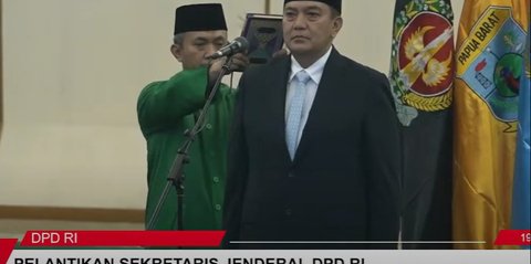 Jenderal Polisi Bintang Dua Ini Jabat Sekjen DPD, Pelantikannya Dinilai Buka Potensi Konflik Kepentingan