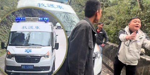 Demi Liburan Lancar, Wisatawan China Sewa Ambulans Terobos Macet