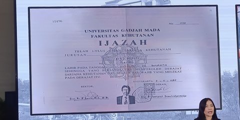 FOTO: Akhirnya Terungkap, Ini Penampakan Ijazah dan Nilai Jokowi