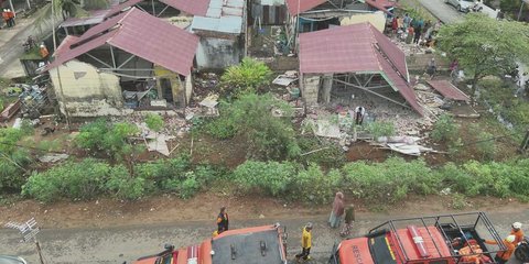 FOTO: Penampakan Kerusakan Bangunan Akibat Gempa Bengkulu