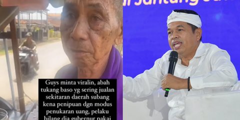 Tega Banget! Pria Ngaku Dedi Mulyadi Tipu Abah Tukang Bakso, Tuker Rp500 Ribu Ngasih Rp2 Juta Ternyata Uang Palsu