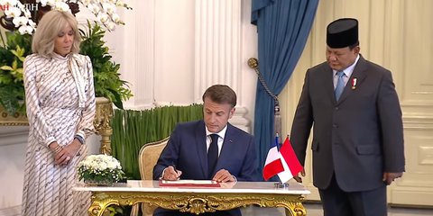 Bertemu Presiden Macron, Prabowo Sebut Prancis Dukung Kemerdekaan Palestina