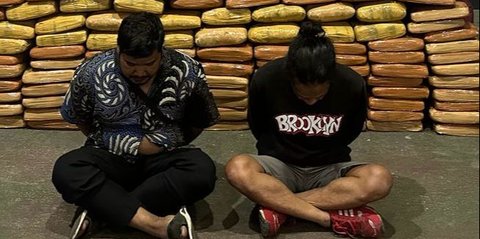 Polisi Tangkap Dua Orang Penyelundup 143 Kilo Ganja di Tangerang