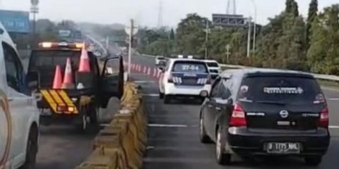 Hari Ini, Jasa Marga Terapkan Contraflow di Tol Jagorawi arah Puncak Mulai KM 44+400-46+400