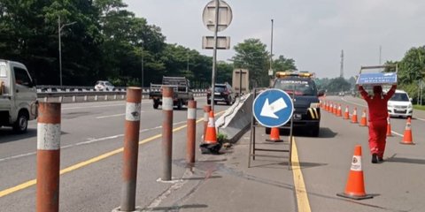 Contraflow Tol Jagorawi Arah Puncak Disetop!