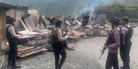 Teror Pembakaran di Distrik Papua Tengah, 11 Rumah Warga dan Balai Desa Dibakar Orang Tak Dikenal