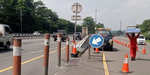 Polisi Berlakukan Contraflow di Tol Jagorawi Arah Puncak