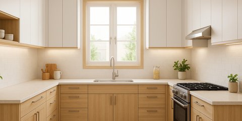 7 Model Kitchen Set Kayu Jati Minimalis Terbaru untuk Dapur Impian