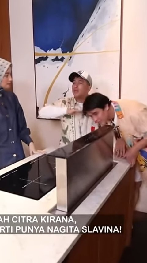 5 Potret Dapur Super Bersih Citra Kirana, Ada Kulkas Tersembunyi Hingga Kompor Miliaran Seperti Nagita Slavina