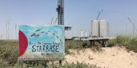 Melihat 'Starbase' Sebuah Kota Baru di Texas Milik Elon Musk