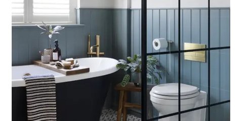Model Kamar Mandi Minimalis Modern dengan Bathup Elegan