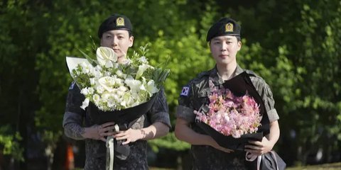 Akhirnya Pulang! Jimin dan Jungkook BTS Resmi Lulus Wamil, Sapa ARMY dengan Senyum Malu-Malu dan Gestur Kagok