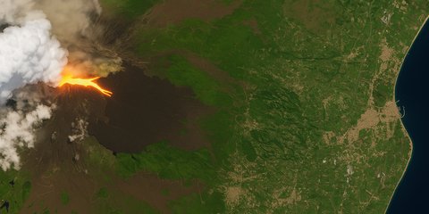 Kesaksian Astronot Melihat Langsung Dahsyatnya Letusan Gunung dari Luar Angkasa