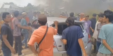 Memanas! Pos Satpam dan Rumah Karyawan Perusahaan Kayu Akasia di Riau Dibakar Massa Buntut Konflik Lahan