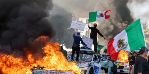 Demo Kebijakan Imigrasi Donald Trump Kian Meluas ke 8 Kota di AS