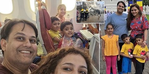 Tragedi Air India, Ajal Mempertemukan Keluarga Bersama dalam Foto Selfie Terakhir Setelah Terpisah 6 Tahun