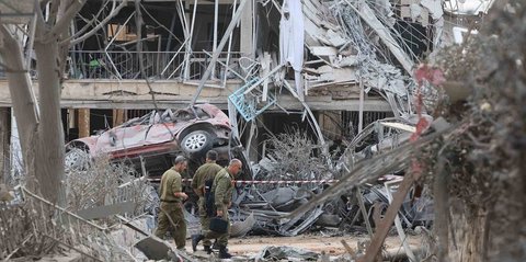 FOTO: Seperti di Kota Gaza, Begini Kondisi di Kota Rahmat Gan Israel Yang Hancur Lebur Dirudal Iran