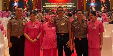 Potret Cantik Angela Putri Andika Perkasa Berseragam Bhayangkari, Ada Pesan Khusus dari Suami