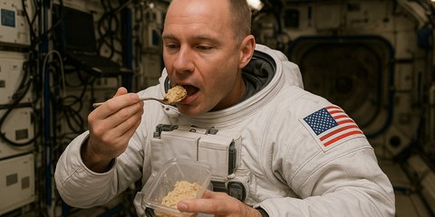 Makanan Apa yang Bisa Dimakan di Luar Angkasa? Yang Jelas, tak Sembarangan