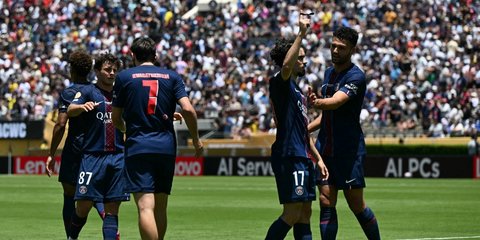 FOTO: Ganasnya PSG Gilas Atletico Madrid 4-0 di Piala Dunia Antarklub 2025