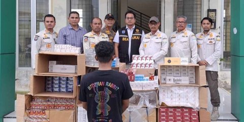 Data Bea Cukai: Penindakan Rokok Ilegal Menurun, tapi Volume Barang Bukti Naik