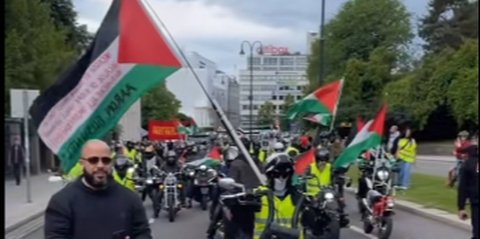 Geng Motor Dunia ini Harga Mati Dukung Palestina, Anggotanya Sampai Tato Seluruh Tubuhnya 'Free Palestine'