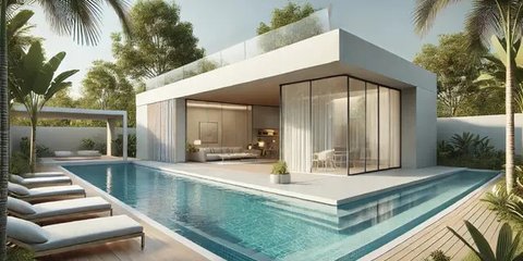 Inspirasi Rumah Modern dengan Bukaan Lebar, Bikin Hunian Sejuk & Elegan