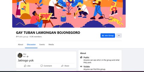 Polisi Buru Admin Grup Facebook 'Gay Tuban Lamongan Bojonegoro'