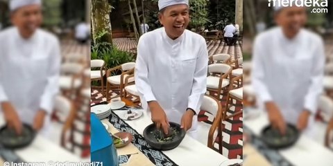 VIDEO: Spesial Ulek Sambel Kang Demul Sambut Didit Anak Prabowo Sowan ke Subang