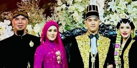 Berharap dengan Maia Estianty, Ahmad Dhani Akhirnnya Didampingi Mulan Jameela di Ngunduh Mantu Al Ghazali