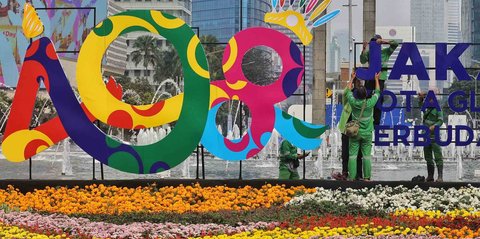 FOTO: Warna Warni Kota Jakarta Jelang HUT ke-498
