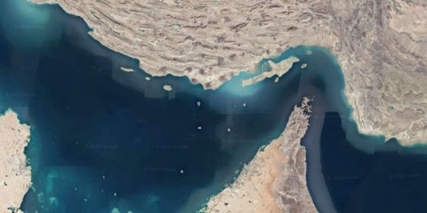 FOTO: Penampakan Selat Hormuz yang Terancam Ditutup Iran Sampai Bikin Amerika Serikat Ketar-ketir