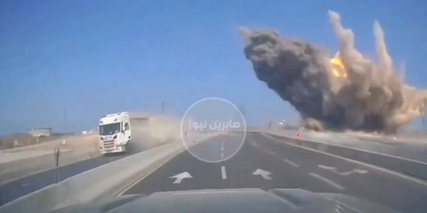 VIDEO Momen Paling Jelas Saat Rudal Iran Menghantam Kota Ashdod di Israel, Bikin Nyali Bergetar