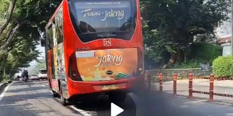 Duh! Bus Trans Jateng Dicibir Bikin Polusi karena Asap Knalpot Hitam Ngebul, Ini Reaksi Dishub
