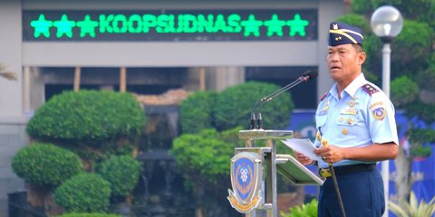 Pimpin Apel Luar Biasa, Pangkoopsudnas Ajak Personel Saling Menguatkan