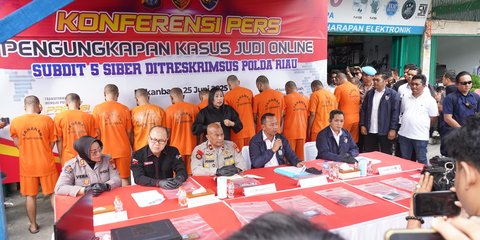 Jaringan Judi Online Higgs Domino di Riau Terbongkar, Polisi Tangkap 12 Tersangka