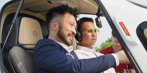 Raffi Ahmad Uji Coba Terbang EHang 216-S: Cocok untuk Digunakan di IKN