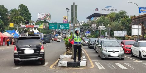 Puncak Bogor Diprediksi Padat, Polisi Siapkan Rekayasa Lalu Lintas
