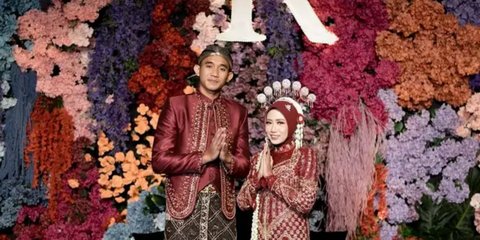 Detail Unik Gaun Pengantin Istri Rizky Ridho Pemain Timnas Indonesia, Ternyata Ada Motif Jaring Gwang hingga Sayap Garuda