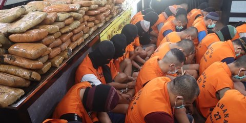 Polres Lampung Selatan Gagalkan Peredaran 396 Kg Narkoba Jaringan Sumatera-Jawa