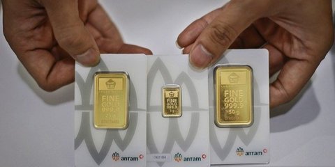 Harga Emas Antam Meroket Rp35.000 Hari Ini, Segram Dibanderol Jadi Segini