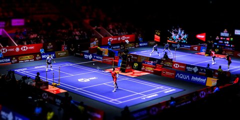 FOTO: Wajah Baru Indonesia Open 2025, Lapangan Biru dan Karpet Abu-Abu
