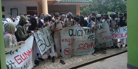 SMAN 9 Tambun Bekasi Didemo Pelajar, Soroti Dugaan Pengadaan Snack Fiktif dan Pungutan Liar