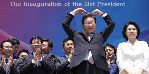 FOTO: Sosok Lee Jae-Myung, Mantan Buruh Pabrik Terpilih Jadi Presiden Korea Selatan