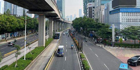 Potret Lengang Jalan di Jakarta Saat Cuti Bersama Iduladha 2025