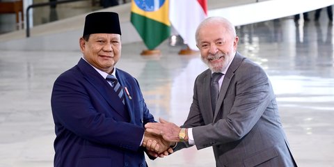 VIDEO: Prabowo Tamu Kehormatan Digandeng Erat Presiden Brasil, Sampai Peluk Menteri Bahlil