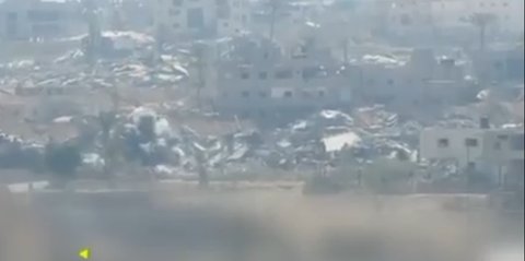 Brigade Al-Quds Kirim Roket ke Pusat Komando Zionis Baru di Khan Younis, Auto Hancur Lebur